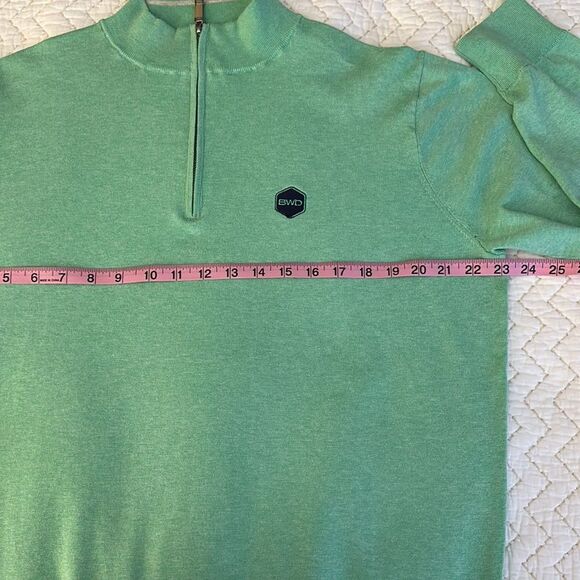 Peter Millar Crest Quarter-Zip Silk Blend Sweater Classic style Size XL - Picture 5 of 11